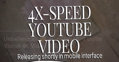 4x speed YouTube video